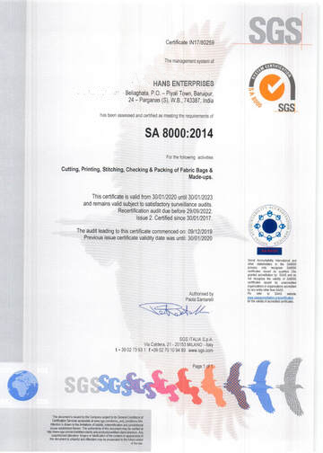 SA 8000 : 2014 - Social Accountability Audit