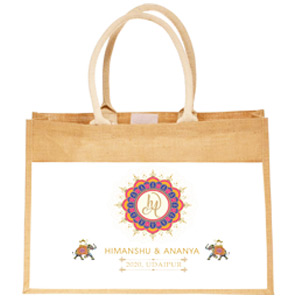 return gift jute bag catalog